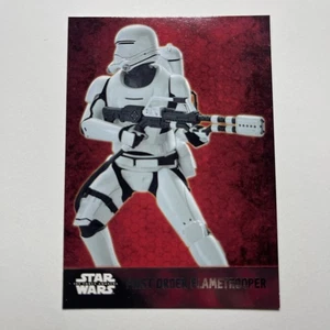 2015 Topps Star Wars The Force Awakens Series 1 First Order Flametrooper Card #9 - Picture 1 of 2