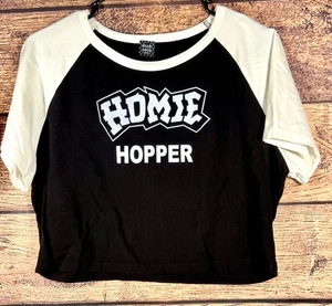 Homie Hopper Schwarz Cropped T-Shirt Damen XXL. - Bild 1 von 6