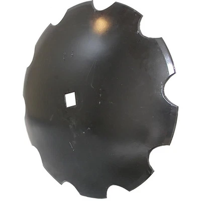 1 Sq x 1-1/8 Sq Axle Notched Disc Blade 20" x 9 Gauge 602-640671 - Image 1 of 4