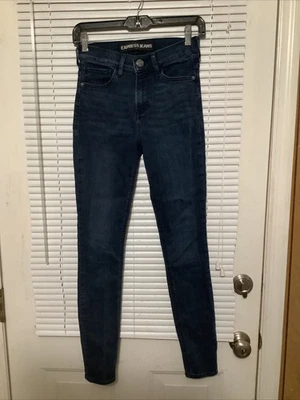 Express Jeans, Womens, High Rise Leggings. Size 0. Guc! - Image 1 of 4