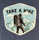 Mystery Ranch Take A Hike t-shirt Large Navy Heather discontinued NWT Bozeman