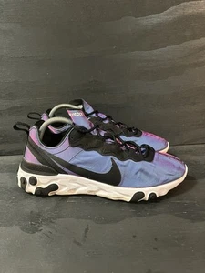 Nike React Element 55 Men’s Size 9 Premium Sunset Black Fuchsia Shoes BQ9241-002 - Picture 1 of 8