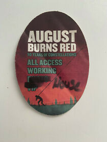 August Burns Red 10 Years of Constellations Backstage House Silk Pass