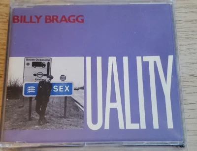 Billy Bragg Sexuality 4 Track CD Single EP UK Pressing OOP Polygram - Image 1 of 2