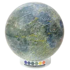 Watanabe Moon Globe KAGUYA No.3063 Diameter 30.5 cm - Picture 1 of 3