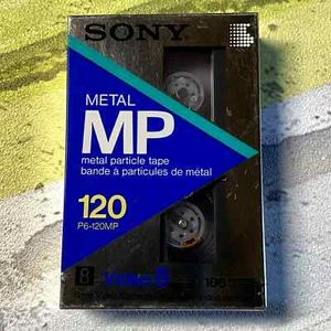 Sony 120 P6-120MP 8mm Metal MP Video Cassette - NEW Sealed 120 Min - Picture 1 of 3