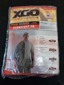 Military XGO Lightweight Long Sleeve Crew Shirt Size Large Desert Tan Phase 2 - Picture 1 of 1