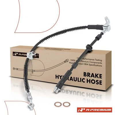 A-Premium Brake Hydraulic Hose Front for Land Rover LR3 2005-2009 LR4 2010-2016 - Image 1 of 4