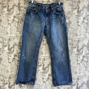 Aeropostale Benton Mens Denim Jeans 27 x 28 Distressed Original Boot Cut - Picture 1 of 15