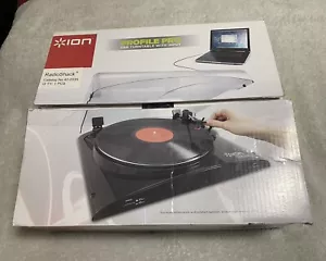 ION PROFILE Pro LP Giradischi USB Lettore Registrazione Vinile MP3 MAC & PC Convertitore NUOVO - Foto 1 di 15