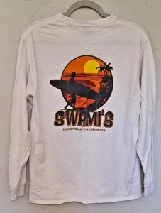 Swami's Surf Encinitas, Cali Gr. L Vintage Surfboard T-Shirt Hansen Longsleeve - Bild 1 von 11