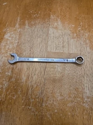 Cornwell Tools 7/16" 6PT SAE Chrome Combination Wrench CWSP-1414 - Image 1 of 4