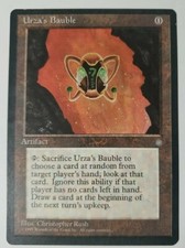 Urza's Bauble Magic The Gathering Ice Age LP MTG premodern vintage legacy