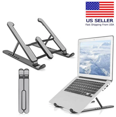 Adjustable Portable Foldable Laptop Desktop Stand Notebook Tablet Riser Holder - Image 1 of 4