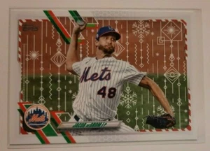 2021 Topps Holiday JACOB DEGROM Base #HW22 New York Mets - Picture 1 of 2