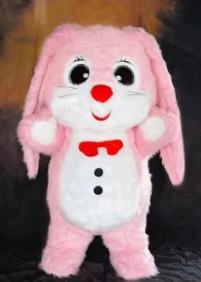 Adult Inflatable Easter Bunny Costumes Mascot Rabbit Role Cosplay Party Suits - Image 1 of 4