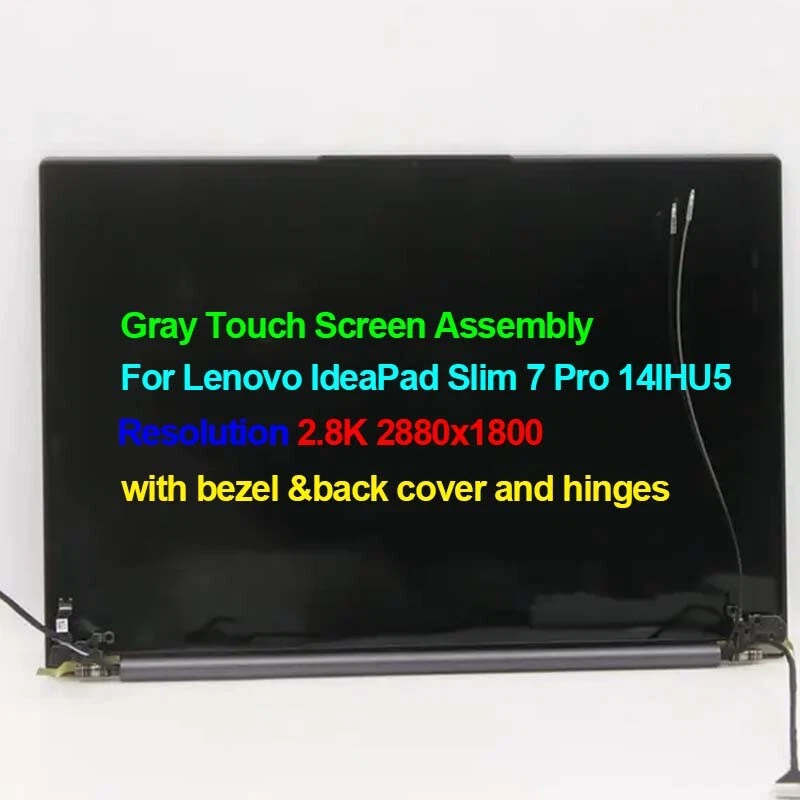 NEW LED LCD Touch Screen Assembly for Lenovo IdeaPad Yoga Slim 7 Pro 14IHU5 82QT - Image 1 of 2