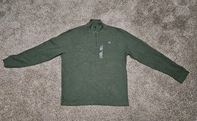 Suéter American Living Verde 1/4 Cremallera Grande Nuevo con etiquetas Foto 1 de 4
