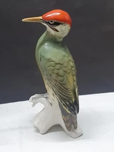 Karl Ens Bird Figurine Woodpecker 25cm High (B64) - Picture 1 of 8