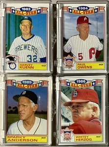 Topps Baseball MLB ALL-STAR GAME Commemorative Complete Sets 1983-1986 - Picture 1 of 2