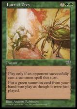 Magic the Gathering MTG Lure of Prey (227) Mirage   LP
