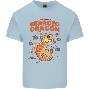 Bearded Dragon Anatomy Lizards, Reptiles, Kids T-Shirt Childrens - Picture 1 of 21