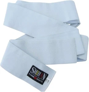 Takashi Japanese OBI-BELT Elasticated- Flexi 'KURO' Iaido- KENDO, AIKIDO WHITE - Picture 1 of 2