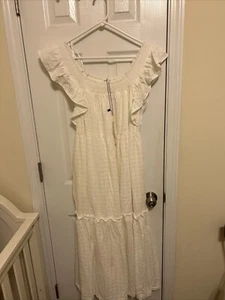 Mustard Seed Women's Dress - Small - White - Maxi Dress - Picture 1 of 6