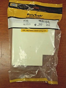 Hubbell BT3FE BaseTrak PolyTrak codo plano pista de carreras no metálica - Imagen 1 de 2