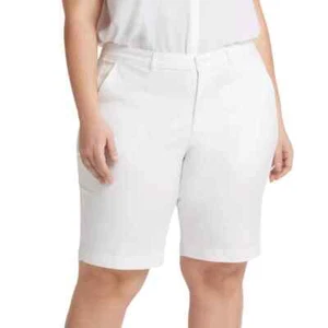 Nydj Bremuda Short in Optic White, Size 18W - Picture 1 of 3