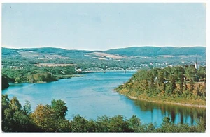 International Bridge Clair NB - Fort Kent Maine Saint John River New Brunswick - Imagen 1 de 2