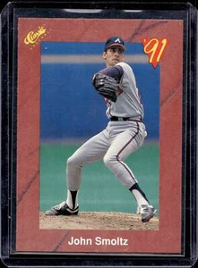 1991 Classic II John Smoltz #T27 - Atlanta Braves - SET BREAK - Picture 1 of 2