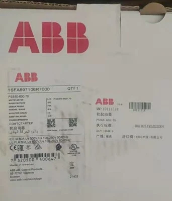 1PC New ABB PSE60-600-70 1SFA897106R7000 Soft Starter Expedited Shipping  - Image 1 of 4