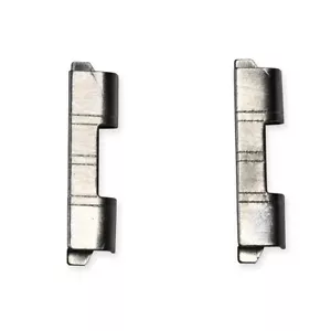 Straight Jubilee Bracelet Strap End Pieces Silver Steel 18mm 20mm Repairs Parts - Picture 1 of 1