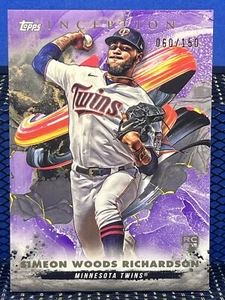 2023 Topps Inception SIMEON WOODS RICHARDSON Purple 060/150 RC Twins - Picture 1 of 2