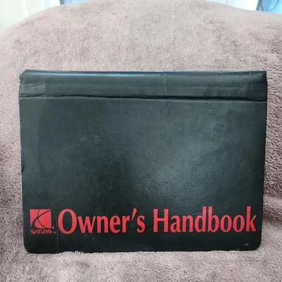1993 Saturn Owner's Handbook Manual With Case SL1 SL2 SC2 USED great condition  - Image 1 of 4