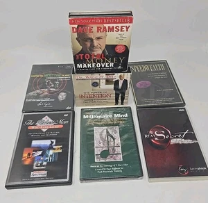 7 pc CD DVD Financial Empowerment Lot Ramsey, Eker, Shook, Dyer, Kiyosaki, Scott - Picture 1 of 7