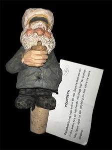 Spit 'N' Whittle "Poop Deck" Deko Weinflasche Korken Stopfen N09 - Bild 1 von 3