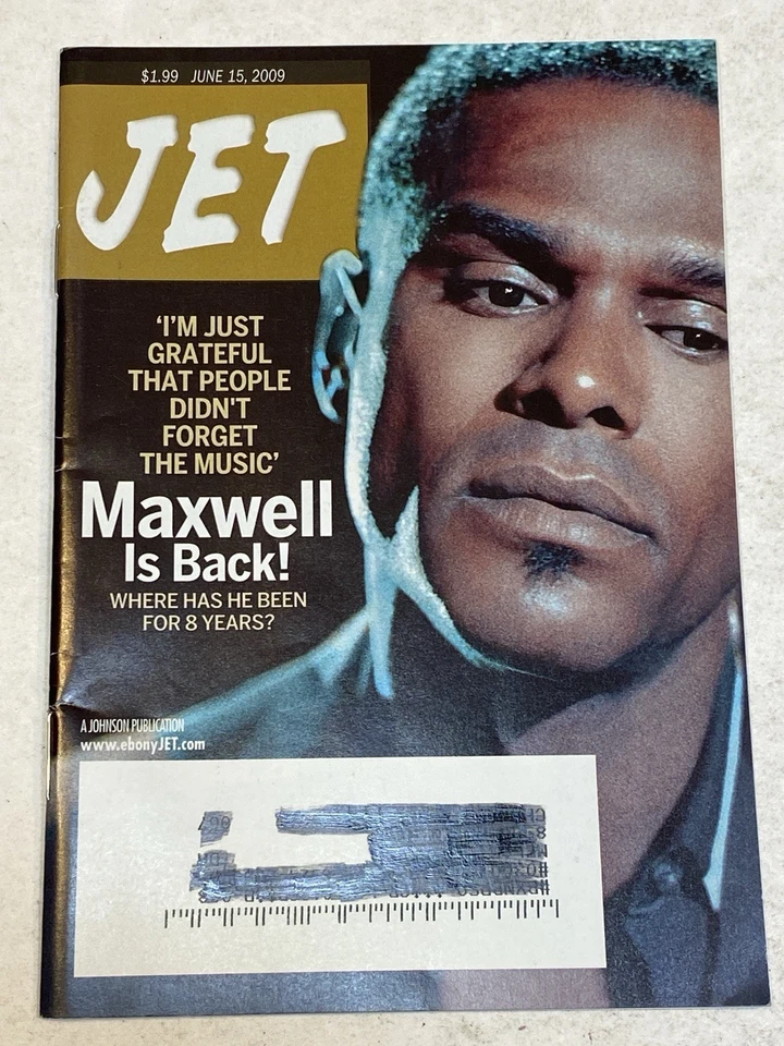 Jet Magazine June 15, 2009 Maxwell Rivera Music James Brown Tavares Laura Izibor - Image 1 of 1