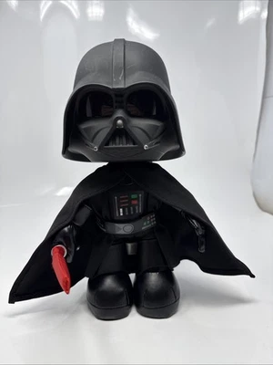 Star Wars Darth Vader Plush Toy w/ Voice Changer  & working Lightsaber! - Image 1 of 3