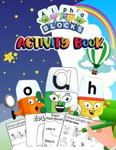 My First Alpha Blocks Activity Book: Practice Kids Alphabet Workbook, Kids Activ - Picture 1 of 2