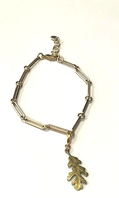 PULSERA CON DIJE DE HOJA DE ROBLE MICHAUD MICHAEL Foto 1 de 2