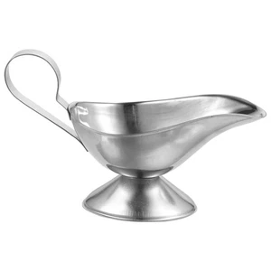 Stainless Steel Juice Boat Small Dipping Bowls for Sauces Cups Reusable - Picture 1 of 12