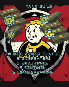 Fallout 76 PC: Armor Mod Bundle—FULL HEALTH TANK BUILD - Picture 1 of 1