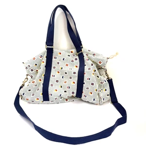 Sac fourre-tout de voyage toile drapeau nautique crochet JG 14”x18” doublé sangle réglable - Photo 1/7