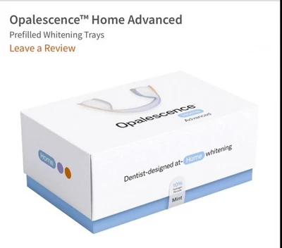 Bandejas blanqueadoras de dientes precargadas de gel Opalescence Home Advance 15% - 5822-T (10 quilates) Foto 1 de 4