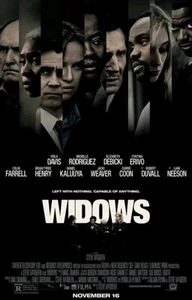 WIDOWS (2018) Movie Poster 27x40 DS Original Final Version Viola Davis - Picture 1 of 2