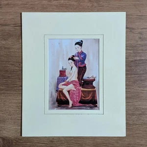 Vestido Tailandia Desnudo Erótico Tailandés Estampado Vintage Pechos Asiáticos Desnudo - Imagen 1 de 4