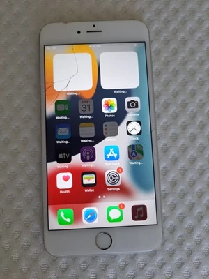 苹果 iPhone 6S Plus 128GB 灰色无锁版智能手机屏幕裂纹/无 SIM 托盘 — 第 1/4 张图片