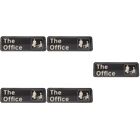  5 Count No Cold Callers Sign Office Accessories Accessory Decorate